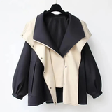 Marissa - palton elegant cu bretele — imagine 4