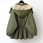 Marissa - palton elegant cu bretele — imagine 5