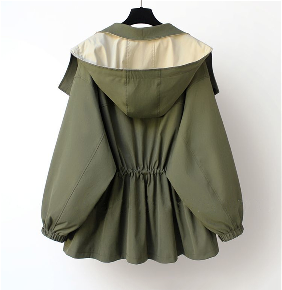 Marissa - palton elegant cu bretele — imagine 5