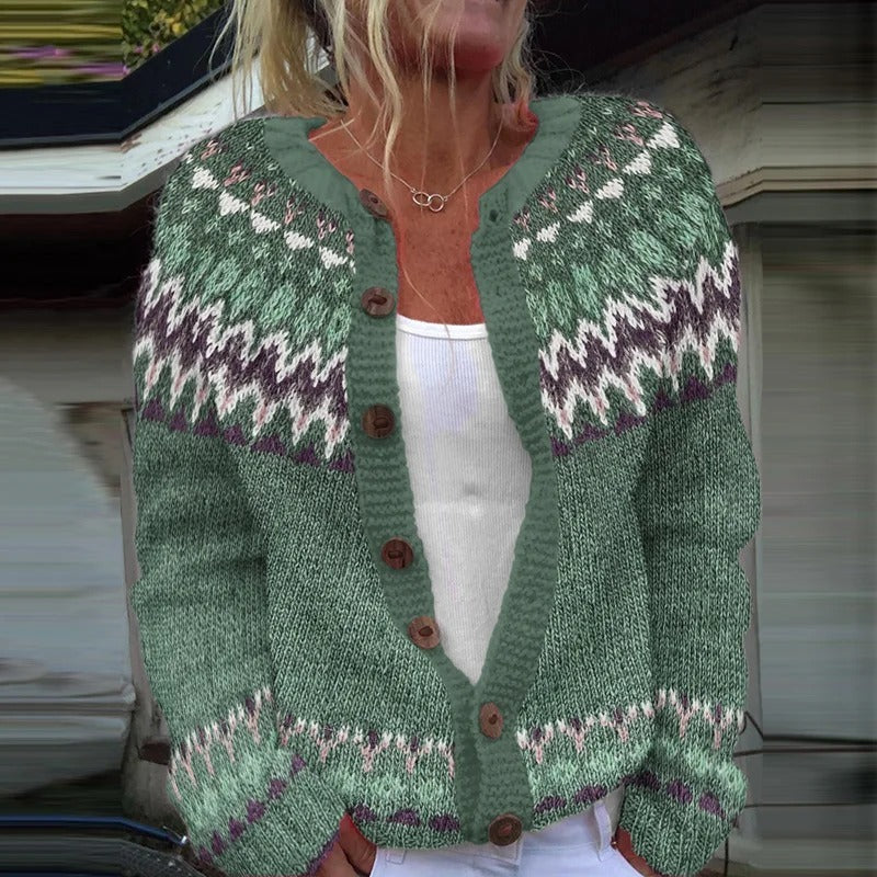 Marissa - Cardigan islandez retro — imagine 2
