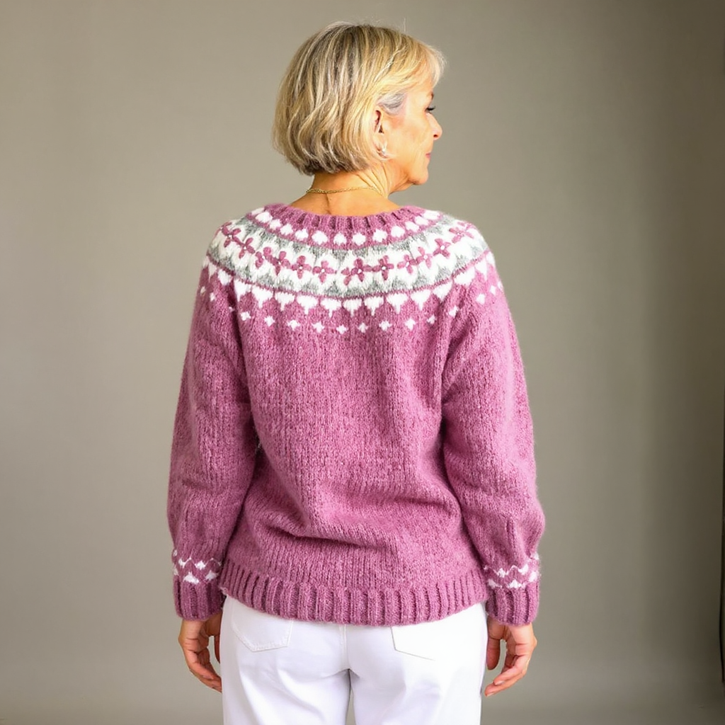 Marley - cardigan islandez retro — imagine 3