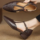 Pantofi Mary Jane din piele — imagine 2