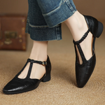 Pantofi Mary Jane din piele — imagine 7