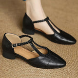 Pantofi Mary Jane din piele — imagine 15
