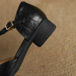 Pantofi Mary Jane din piele — imagine 16