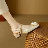 Mathilde - pantofi eleganți pentru femei cu decor floral — imagine 8