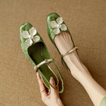 Mathilde - pantofi eleganți pentru femei cu decor floral — imagine 11