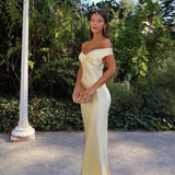 Megan - Rochie maxi din satin — imagine 2