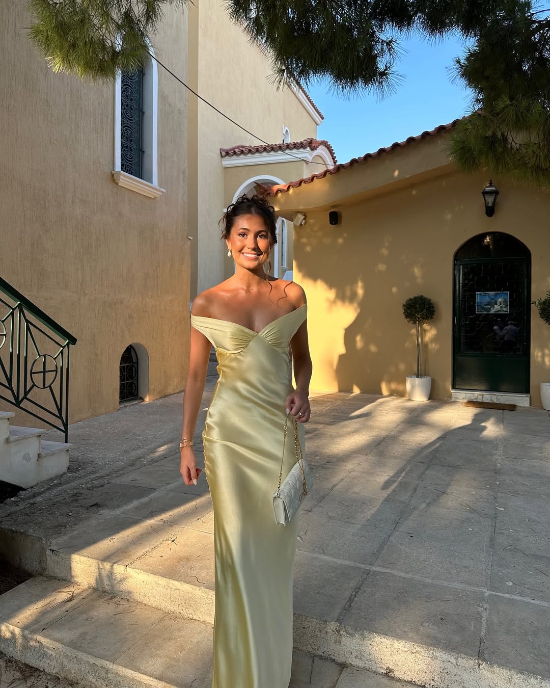 Megan - Rochie maxi din satin — imagine 5