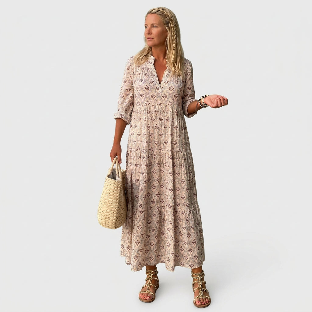Melanie - rochie lungă retro — imagine 1