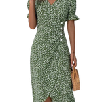 Meredith - Rochie cu imprimeu floral și decolteu în V — imagine 7