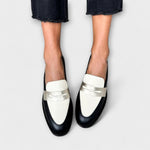 Mila - Mocasini negri metalici — imagine 2