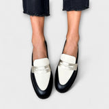 Mila - Mocasini negri metalici — imagine 2