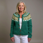 Morgan - cardigan islandez retro — imagine 1