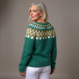 Morgan - cardigan islandez retro — imagine 3