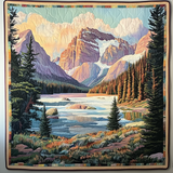 Tapiserie artistică - Natură alpină — imagine 1