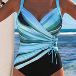Naomi – costum de baie elegant cu model colorat — imagine 11