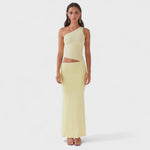 Natalia - rochie maxi asimetrică — imagine 1