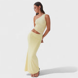 Natalia - rochie maxi asimetrică — imagine 5