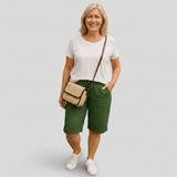 Natalia - pantaloni scurți confortabili din bumbac — imagine 3