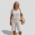 Natalia - pantaloni scurți confortabili din bumbac — imagine 5
