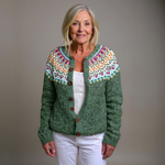 Nina - cardigan islandez retro — imagine 1