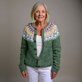 Nina - cardigan islandez retro — imagine 1