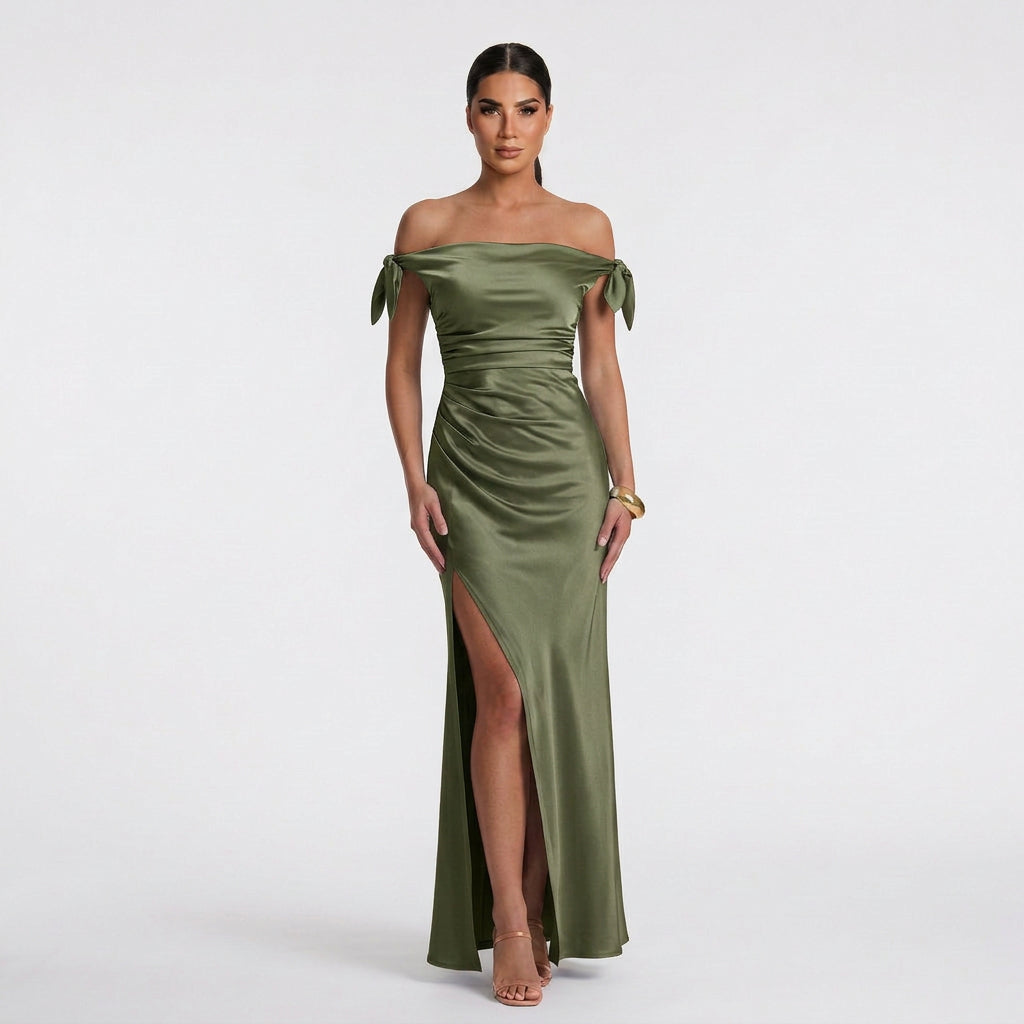 Nora - rochie maxi elegantă — imagine 1