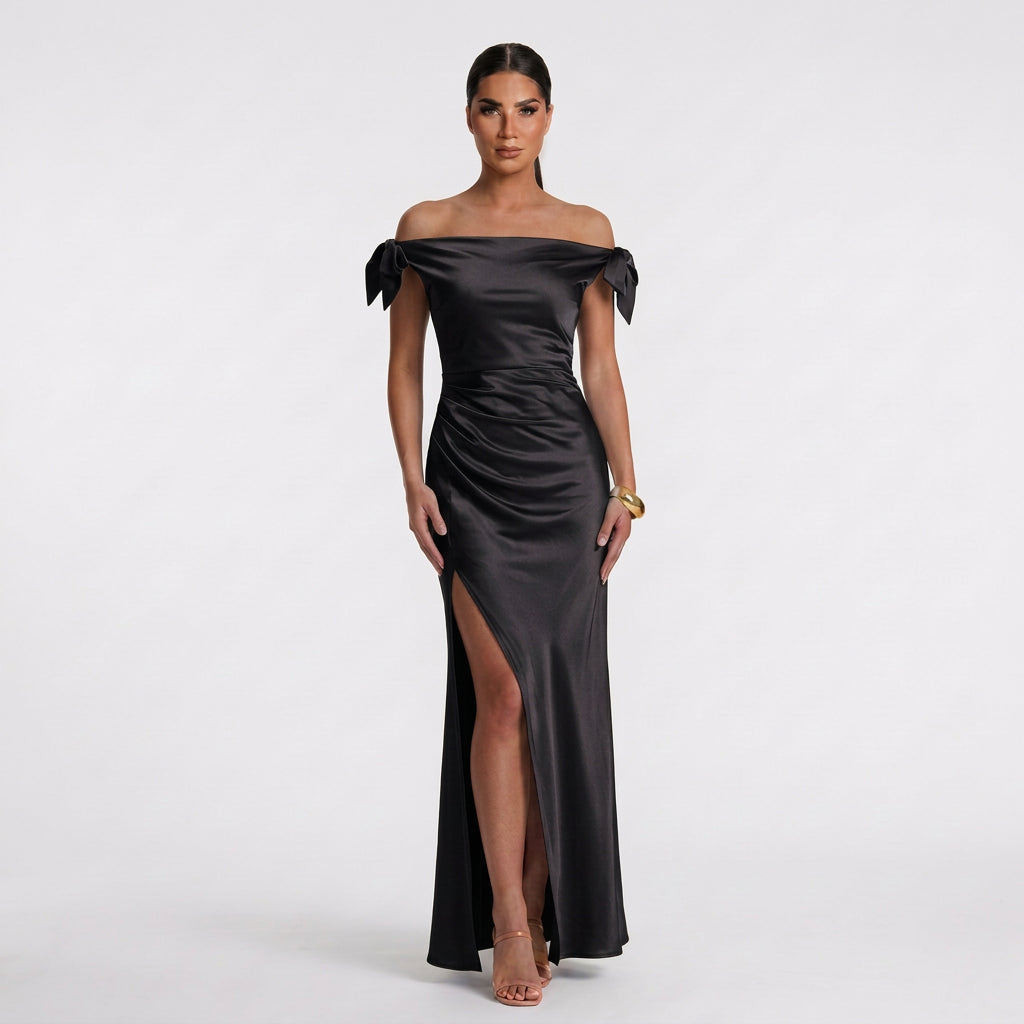 Nora - rochie maxi elegantă — imagine 4
