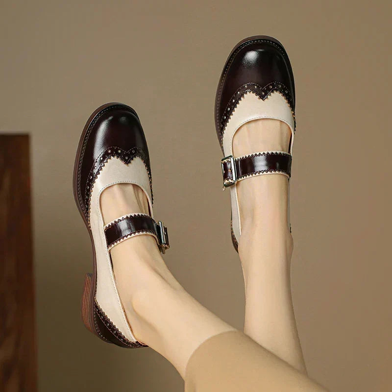 Paula - pantofi eleganți Mary Jane — imagine 5