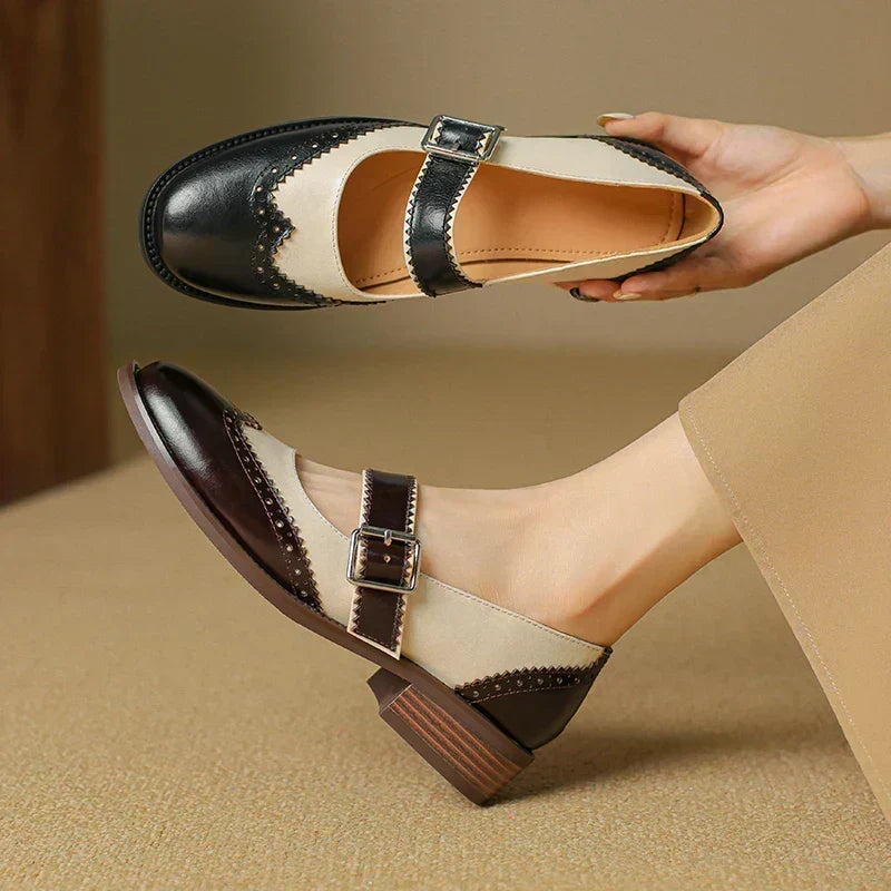 Paula - pantofi eleganți Mary Jane — imagine 9