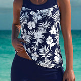 Phoebe - tankini elegant cu efect de control al abdomenului și pantaloni scurți asortați — imagine 11