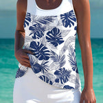 Phoebe - tankini elegant cu efect de control al abdomenului și pantaloni scurți asortați — imagine 14