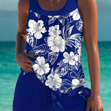 Phoebe - tankini elegant cu efect de control al abdomenului și pantaloni scurți asortați — imagine 16