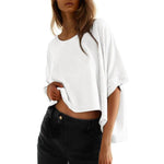 Phoebe - Tricou clasic supradimensionat pentru femei, croială lejeră — imagine 1