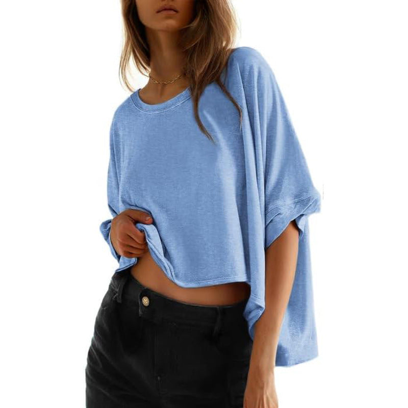 Phoebe - Tricou clasic supradimensionat pentru femei, croială lejeră — imagine 3