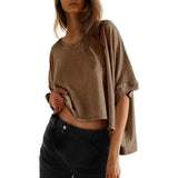 Phoebe - Tricou clasic supradimensionat pentru femei, croială lejeră — imagine 6