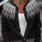 Phoebe - Cardigan islandez retro — imagine 2
