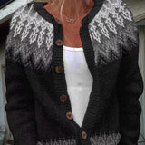 Phoebe - Cardigan islandez retro — imagine 2