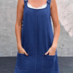 Piper - rochie salopetă casual din denim — imagine 6