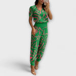 Quinn - Set elegant de top și pantaloni — imagine 1