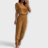 Quinn - Set elegant de top și pantaloni — imagine 6