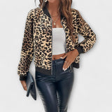 Raquel – jachetă elegantă cu imprimeu leopard — imagine 1
