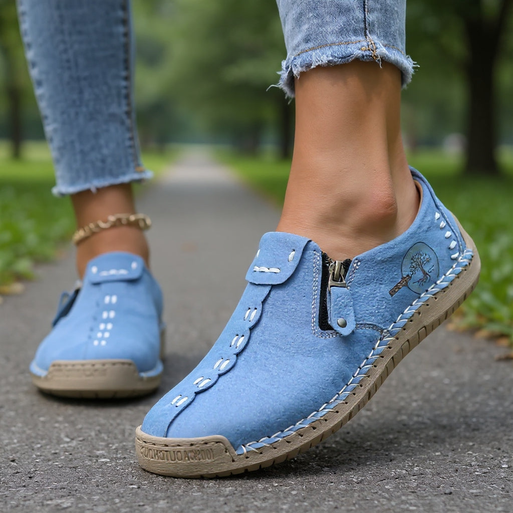 Rebecca - pantofi sport confortabili cu fermoare — imagine 2