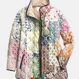Daphne - Jachetă matlasată cu imprimeu floral — imagine 1