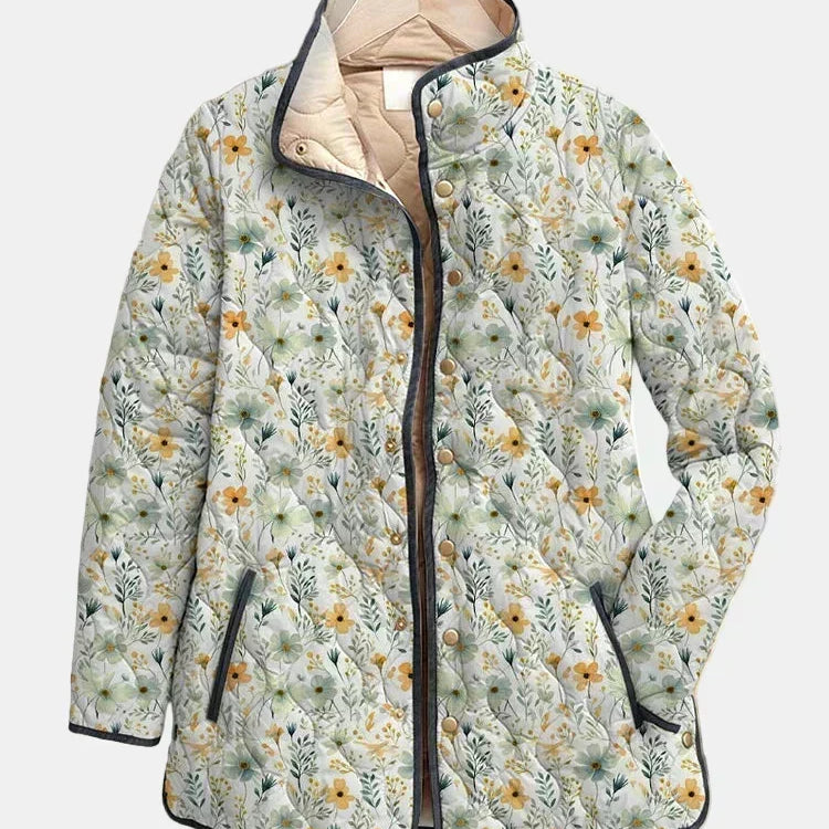 Jachetă matlasată Faith Floral — imagine 1