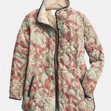 Grace - Jachetă matlasată casual cu imprimeu floral retro — imagine 1