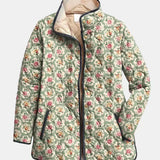 Harper - Jachetă matlasată cu imprimeu floral retro — imagine 1