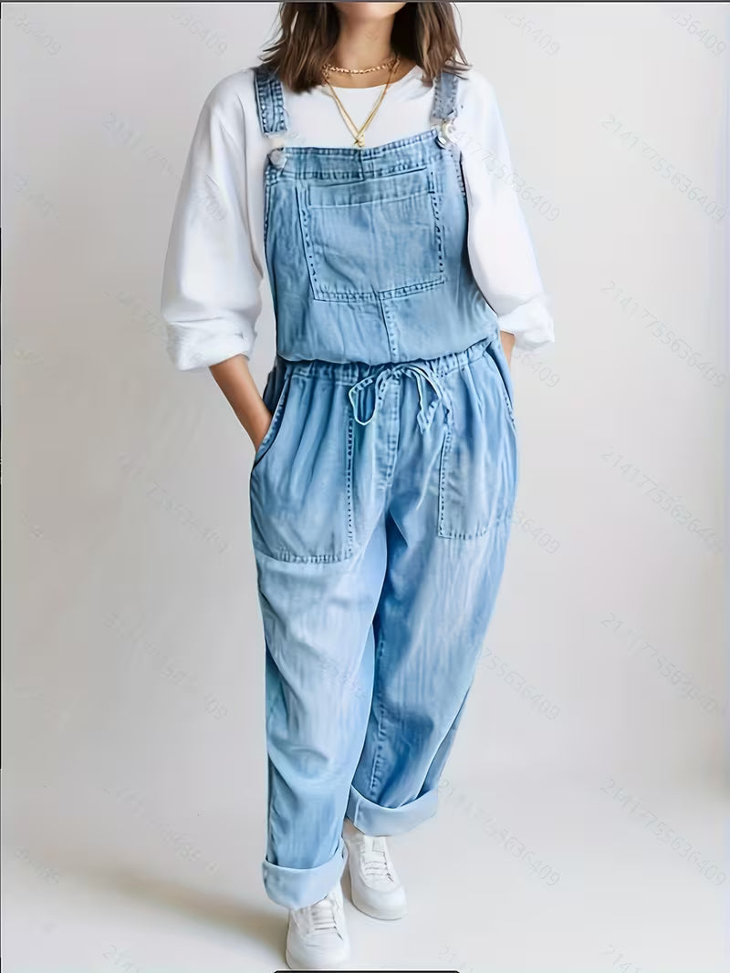 Robin - Salopetă lejeră din denim — imagine 2