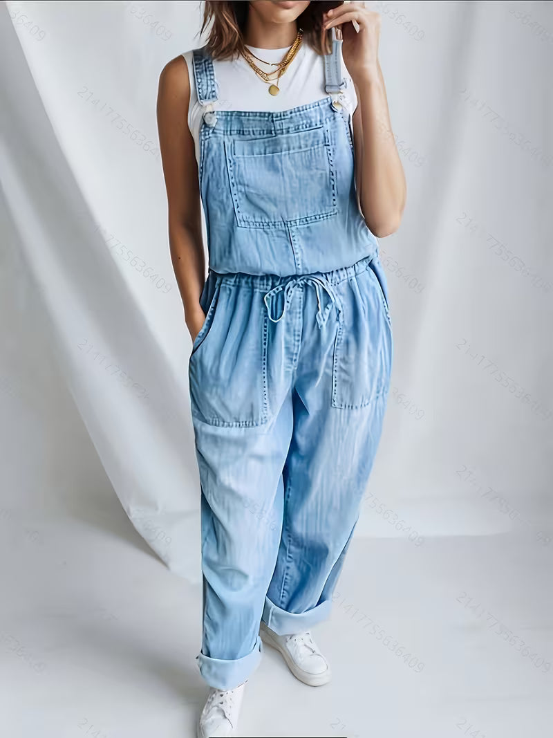 Robin - Salopetă lejeră din denim — imagine 3